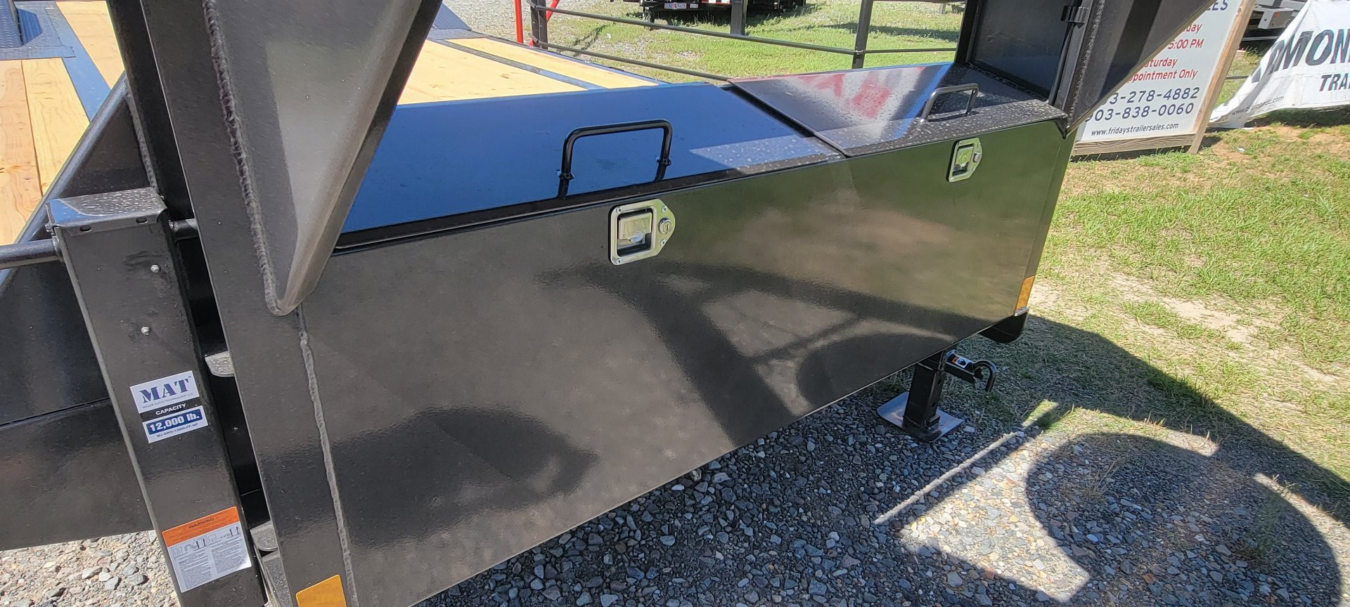 New 2025 Delco Trailers CO 20K 26' x 102" Gooseneck w/ Mega Ramps Equipment Trailer