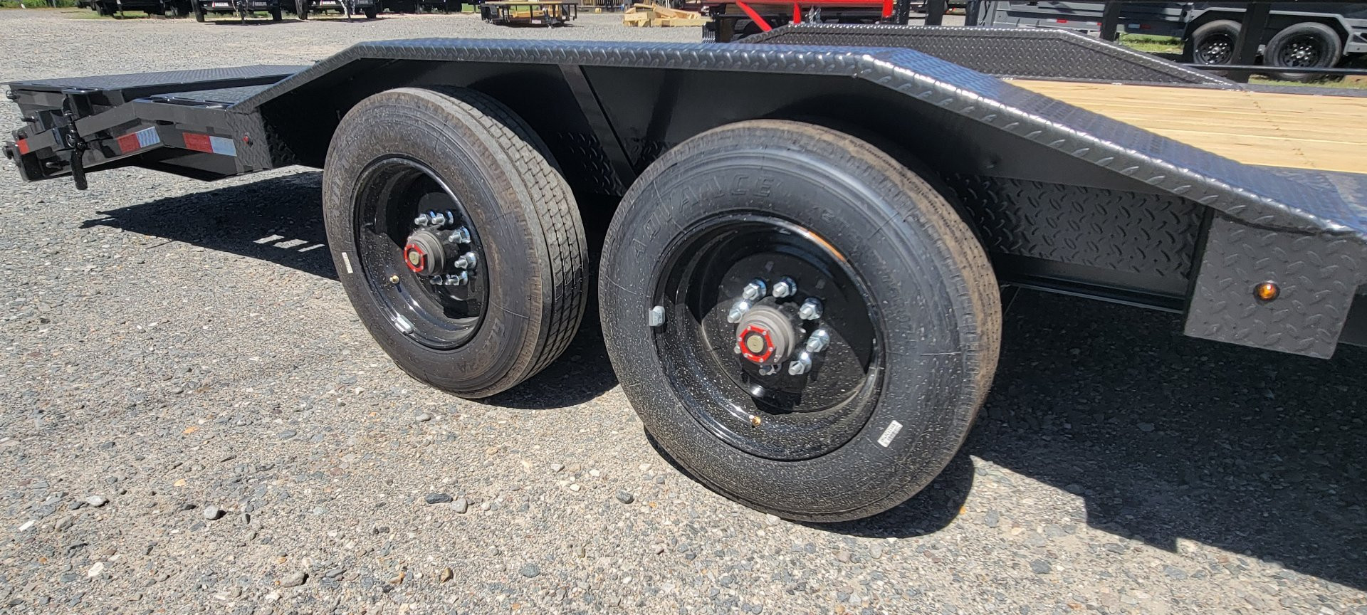 New 2025 Delco Trailers CO 20K 26' x 102" Gooseneck w/ Mega Ramps Equipment Trailer