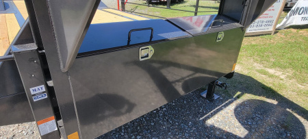 New 2025 Delco Trailers CO 20K 26' x 102" Gooseneck w/ Mega Ramps Equipment Trailer