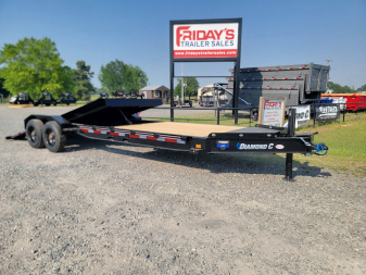 New 2025 Diamond C Trailers HDT210 24' x 82" Tilt Trailer Pacesetter Edition Equipment Trailer