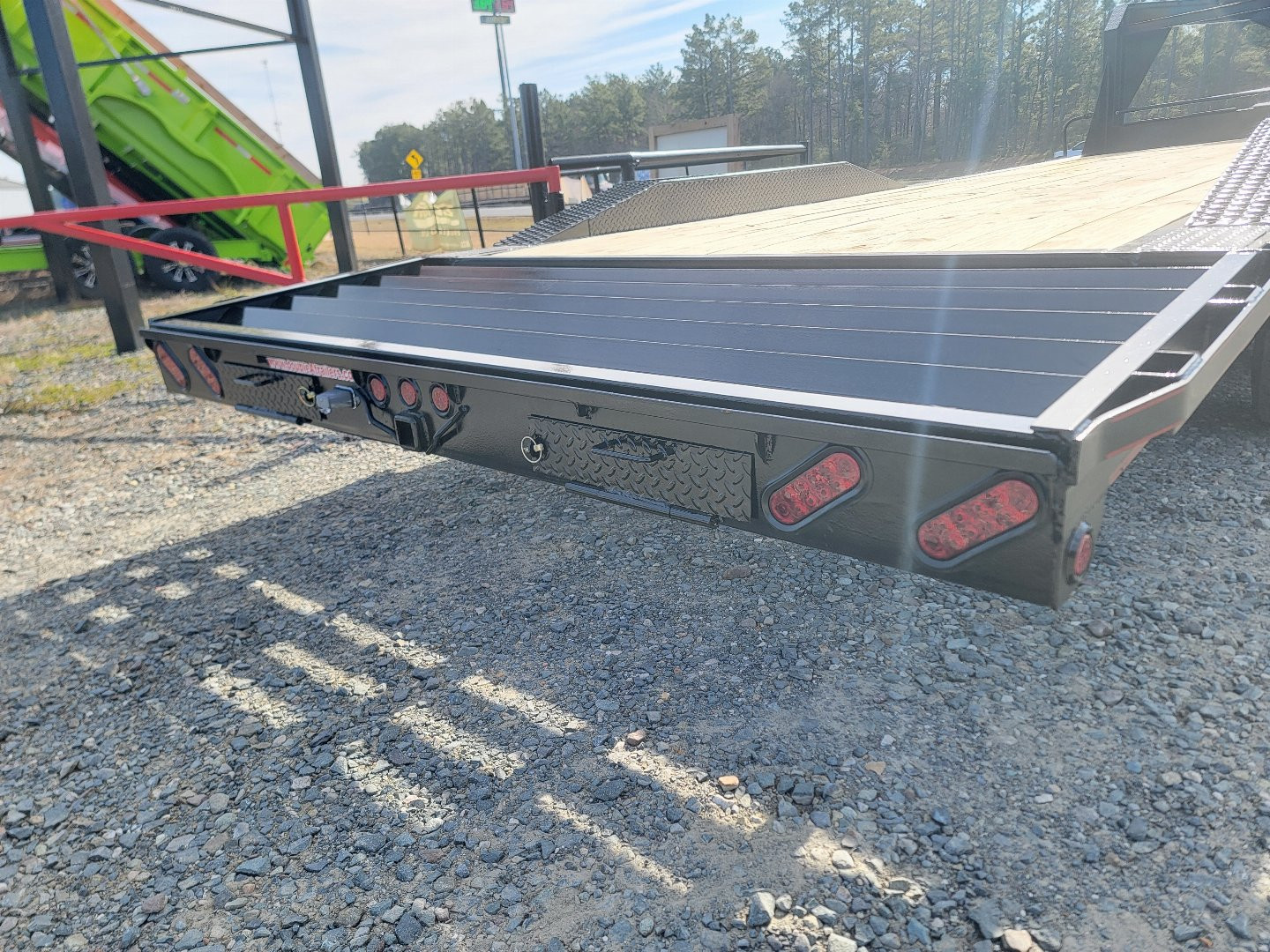 New 2025 Double A Trailers 26'x102" Gooseneck Equipment Trailer with Drive Over Fenders