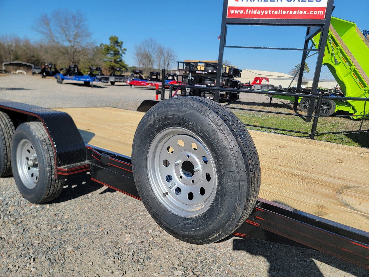 New 2025 Double A Double A Trailers 18' x 83" Wood Floor Car Hauler Car ...