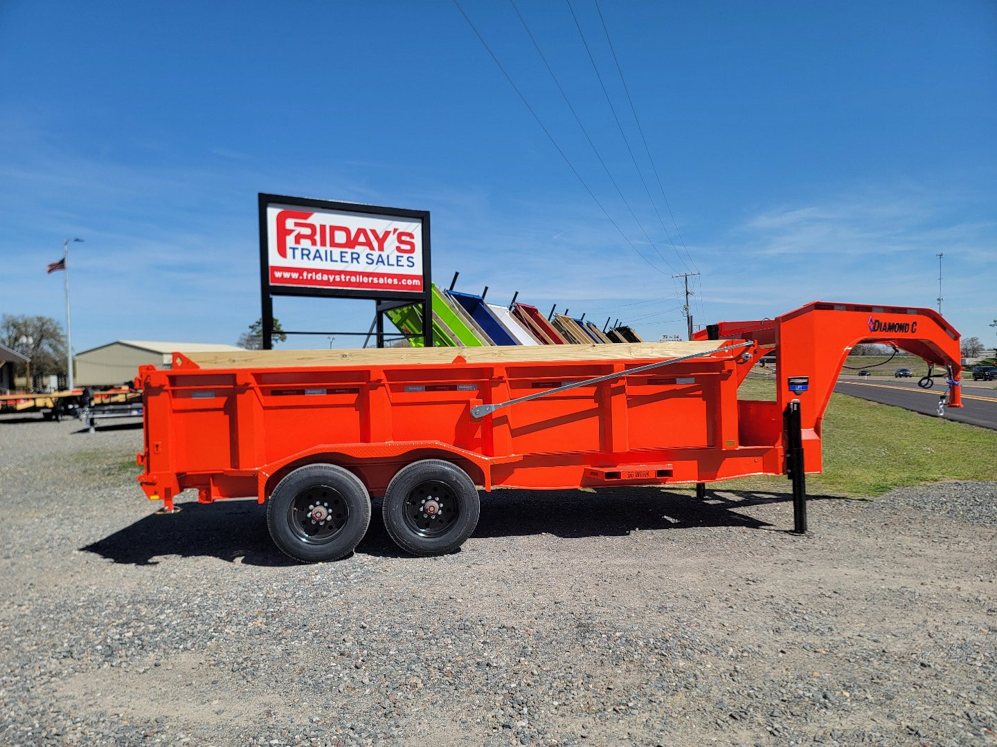 New 2025 Diamond C Trailers Lpt210 16 X 82 Gooseneck Dump Trailer