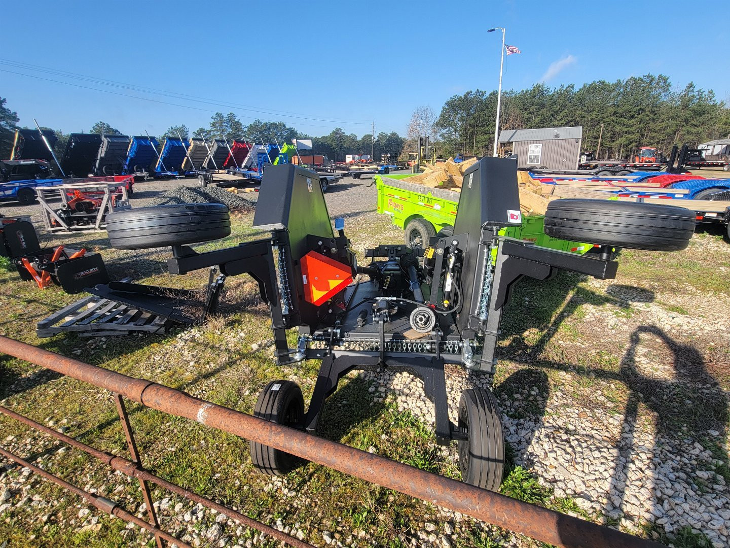 New 2026 Bad Boy 12' Flex-Wing Rotary Cutter Implements