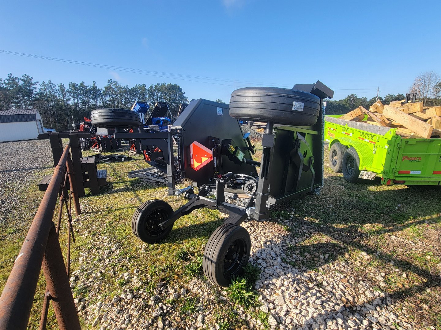 New 2026 Bad Boy 12' Flex-Wing Rotary Cutter Implements