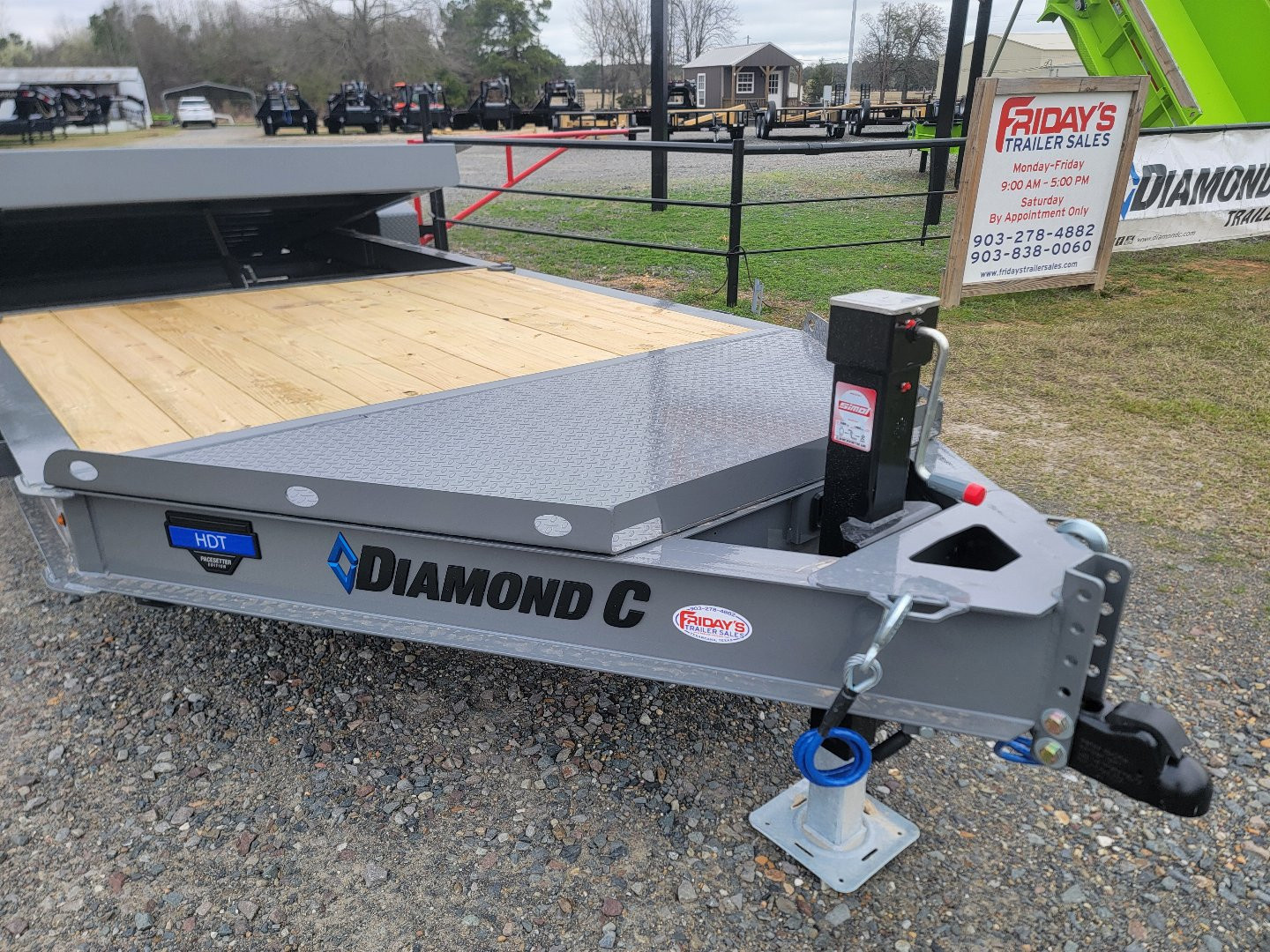 New 2025 Diamond C Trailers HDT207 22' x 82" Tilt Trailer Pacesetter Edition