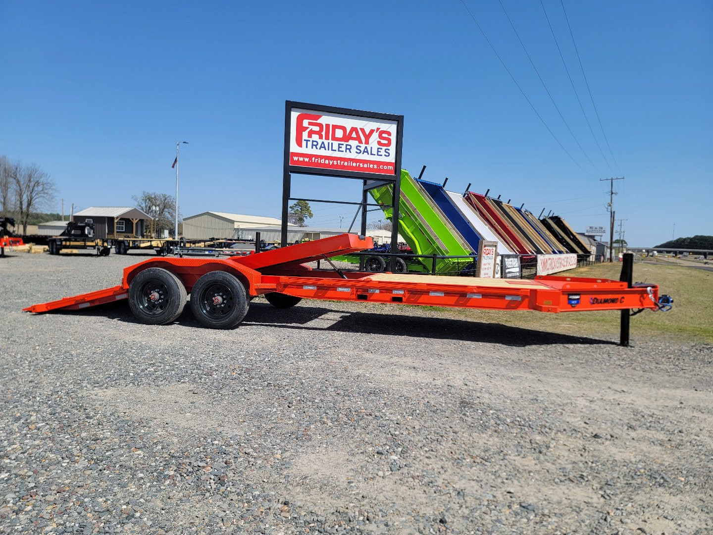 New 2025 Diamond C Trailers HDT210 24' x 82" Tilt Trailer Pacesetter Edition Equipment Trailer