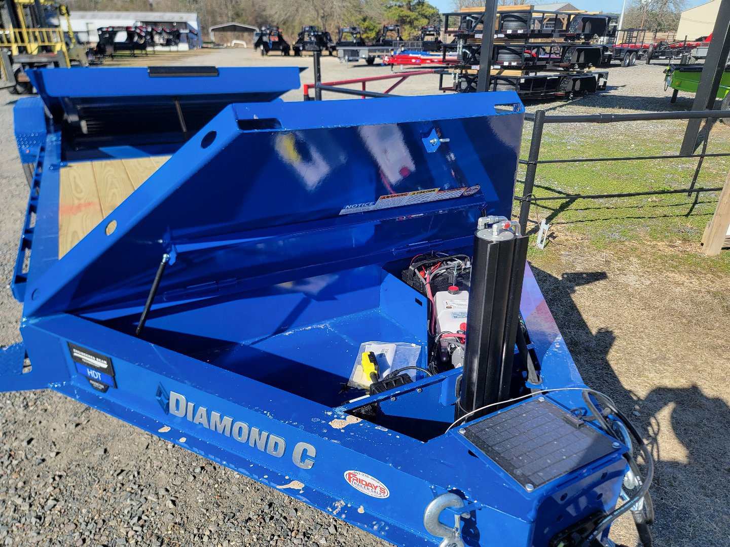 New 2025 Diamond C Trailers HDT210 24' x 82" Tilt Trailer Pacesetter Edition Equipment Trailer