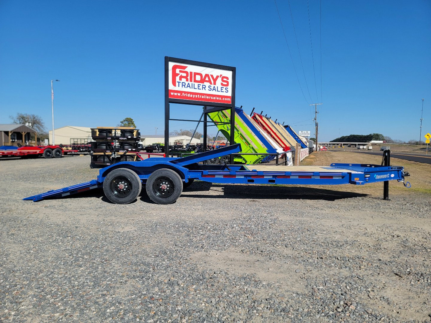 New 2025 Diamond C Trailers HDT210 24' x 82" Tilt Trailer Pacesetter Edition Equipment Trailer