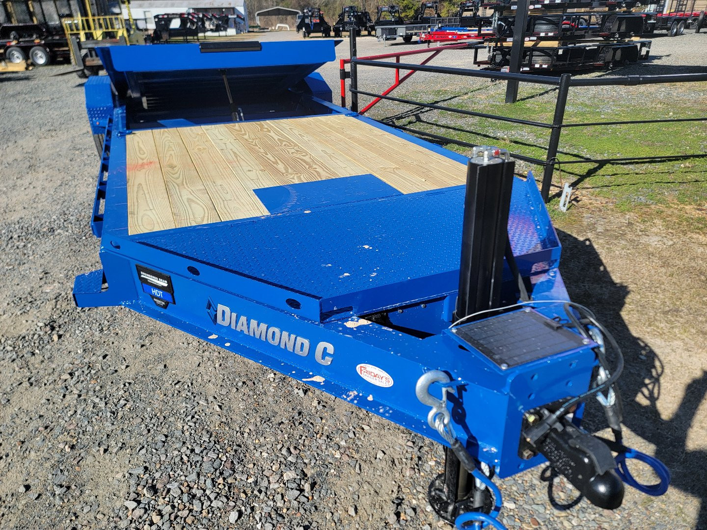 New 2025 Diamond C Trailers HDT210 24' x 82" Tilt Trailer Pacesetter Edition Equipment Trailer