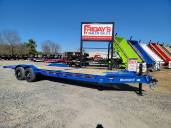 New 2025 Diamond C Trailers HDT210 24' x 82" Tilt Trailer Pacesetter Edition Equipment Trailer