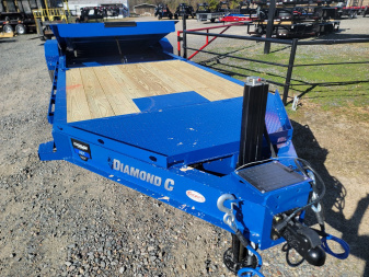 New 2025 Diamond C Trailers HDT210 24' x 82" Tilt Trailer Pacesetter Edition Equipment Trailer