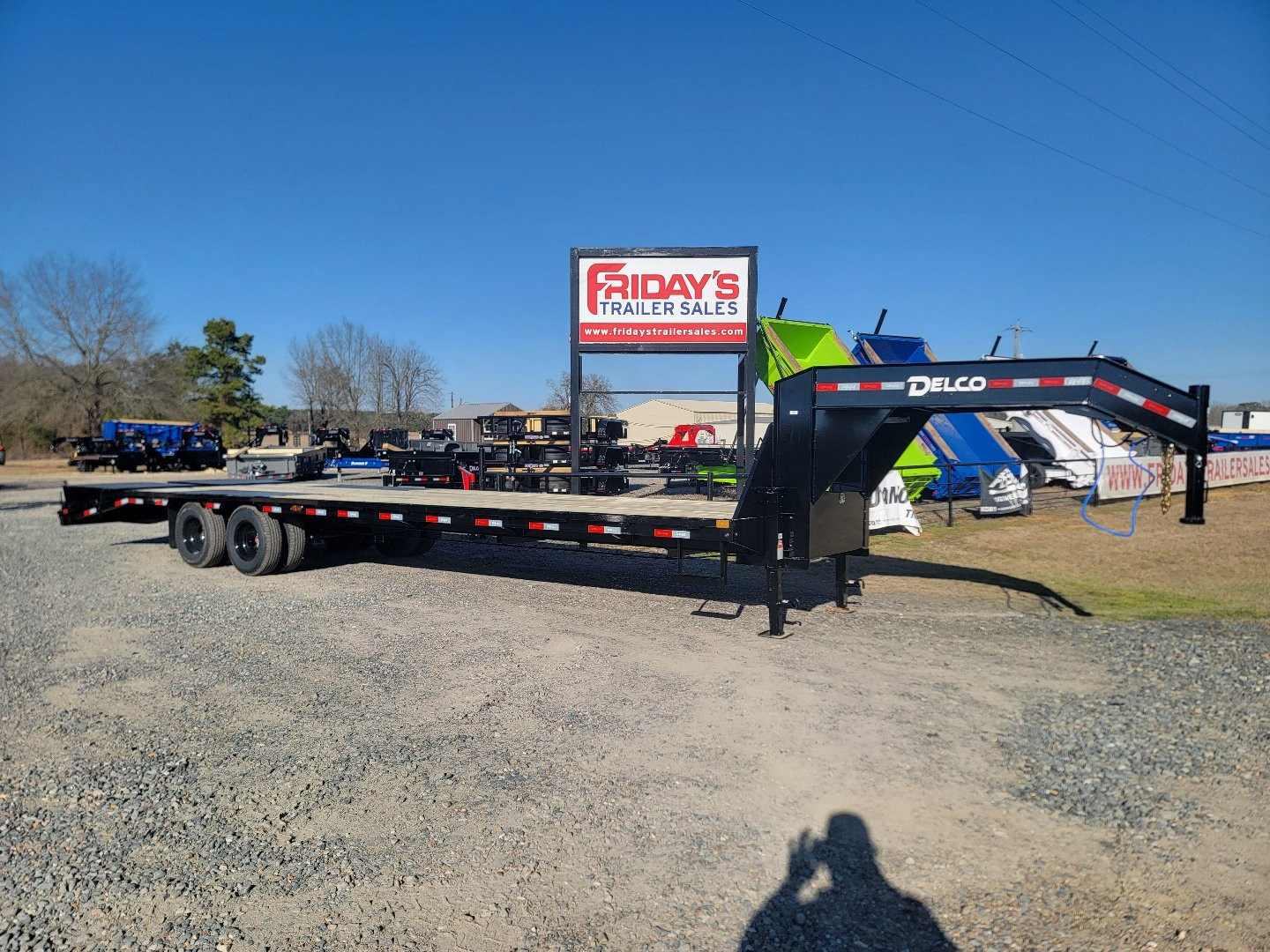 New 2025 Delco Trailers F3 32' x 102" Low-Pro Dual Tandem Gooseneck Equipment Trailer