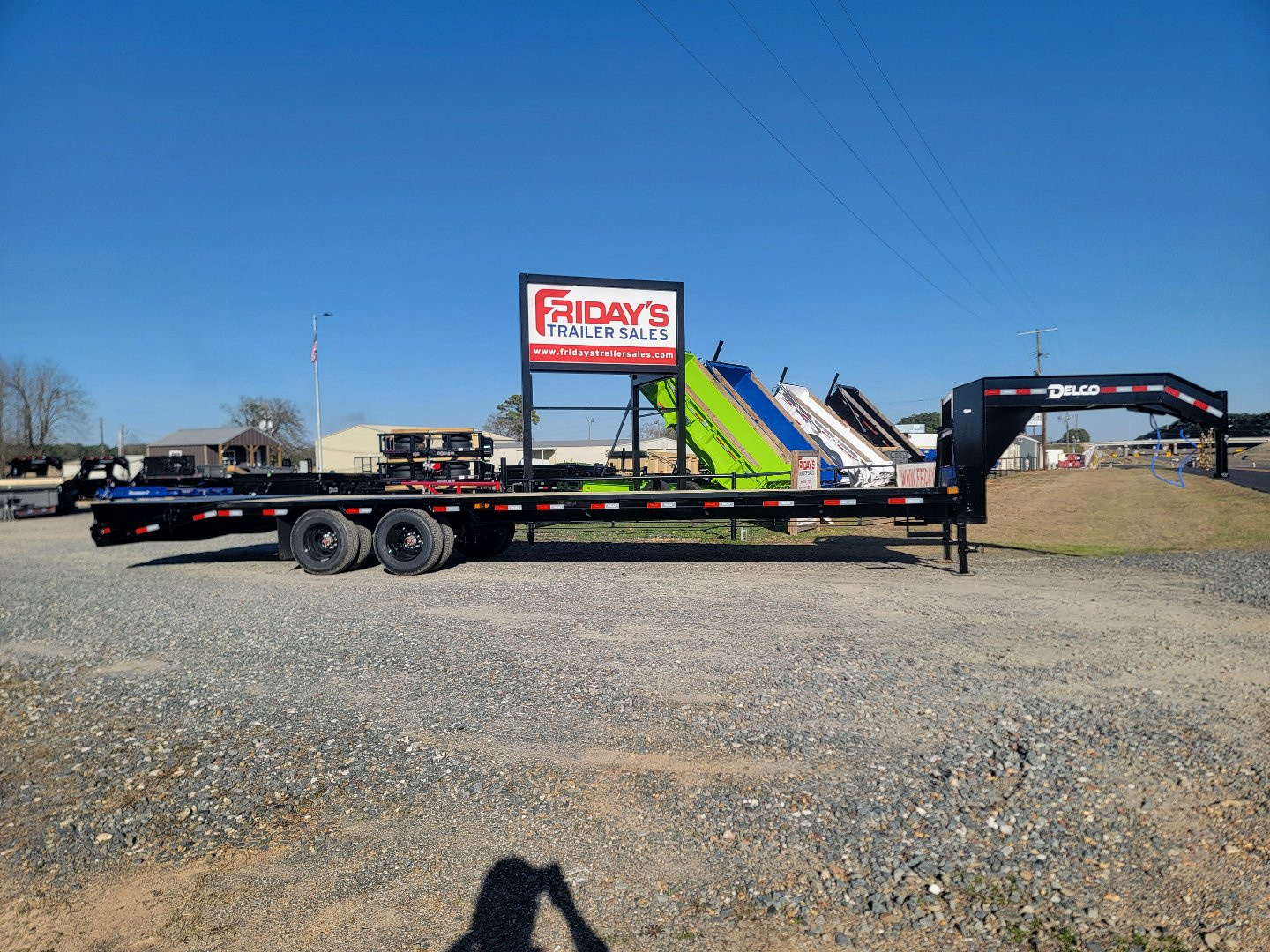 New 2025 Delco Trailers F3 32' x 102" Low-Pro Dual Tandem Gooseneck Equipment Trailer