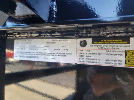 New 2025 Delco Trailers F3 32' x 102" Low-Pro Dual Tandem Gooseneck Equipment Trailer