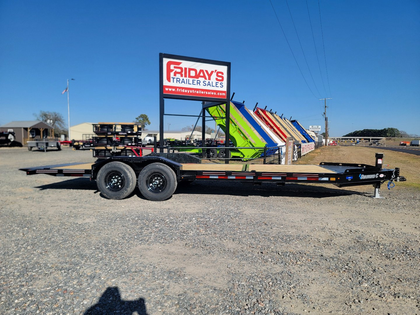 New 2025 Diamond C Trailers HDT207 22' x 82" Tilt Trailer Pacesetter Edition