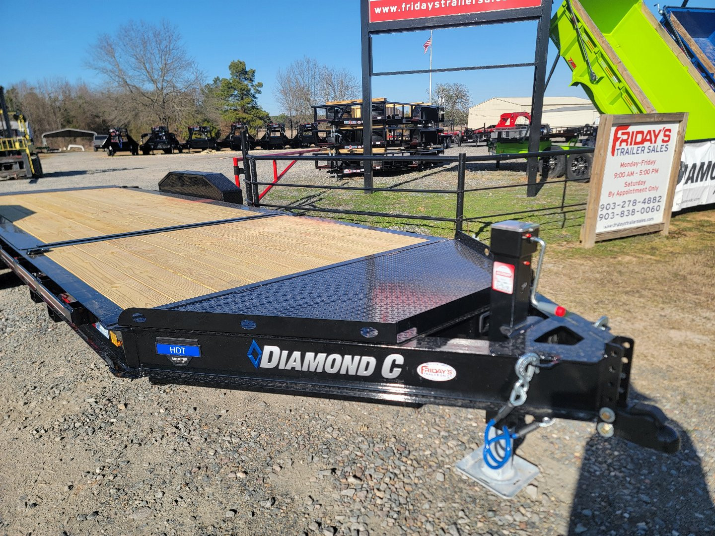 New 2025 Diamond C Trailers HDT207 22' x 82" Tilt Trailer Pacesetter Edition