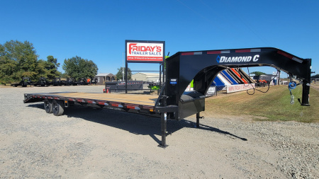 New 2025 Diamond C Trailers FMAX207 30'x102  w/ Max Ramps Equipment Trailer