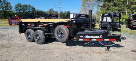 New 2024 Diamond C LPT207 14'x82" Dump Trailer