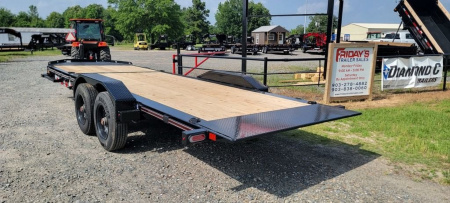 New 2024 Diamond C HDT210 22'x82" Tilt w/ 10k Axles & Hydraulic Jack