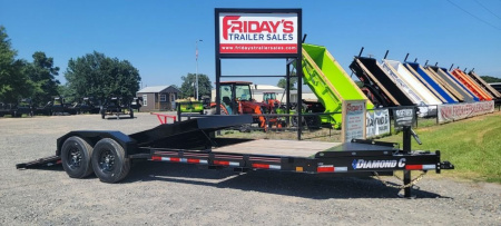 New 2024 Diamond C HDT207 22'x82" Tilt Trailer Pacesetter Edition