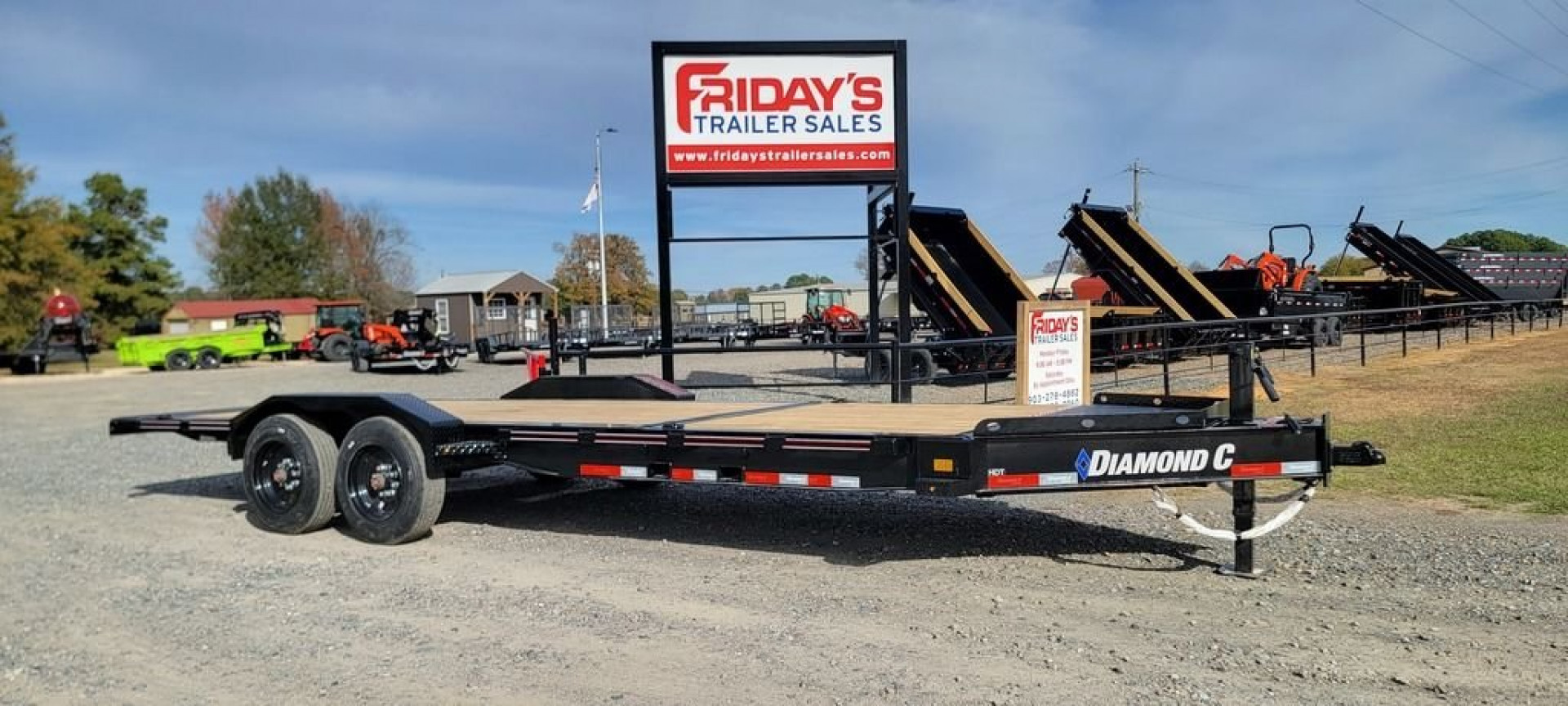 New 2024 Diamond C HDT208 22'x82" Tilt Trailer w/ 8k Torsion Axles Pacesetter Edition