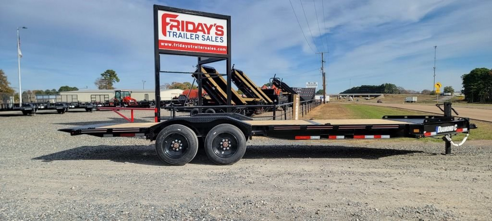 New 2024 Diamond C HDT208 22'x82" Tilt Trailer w/ 8k Torsion Axles Pacesetter Edition
