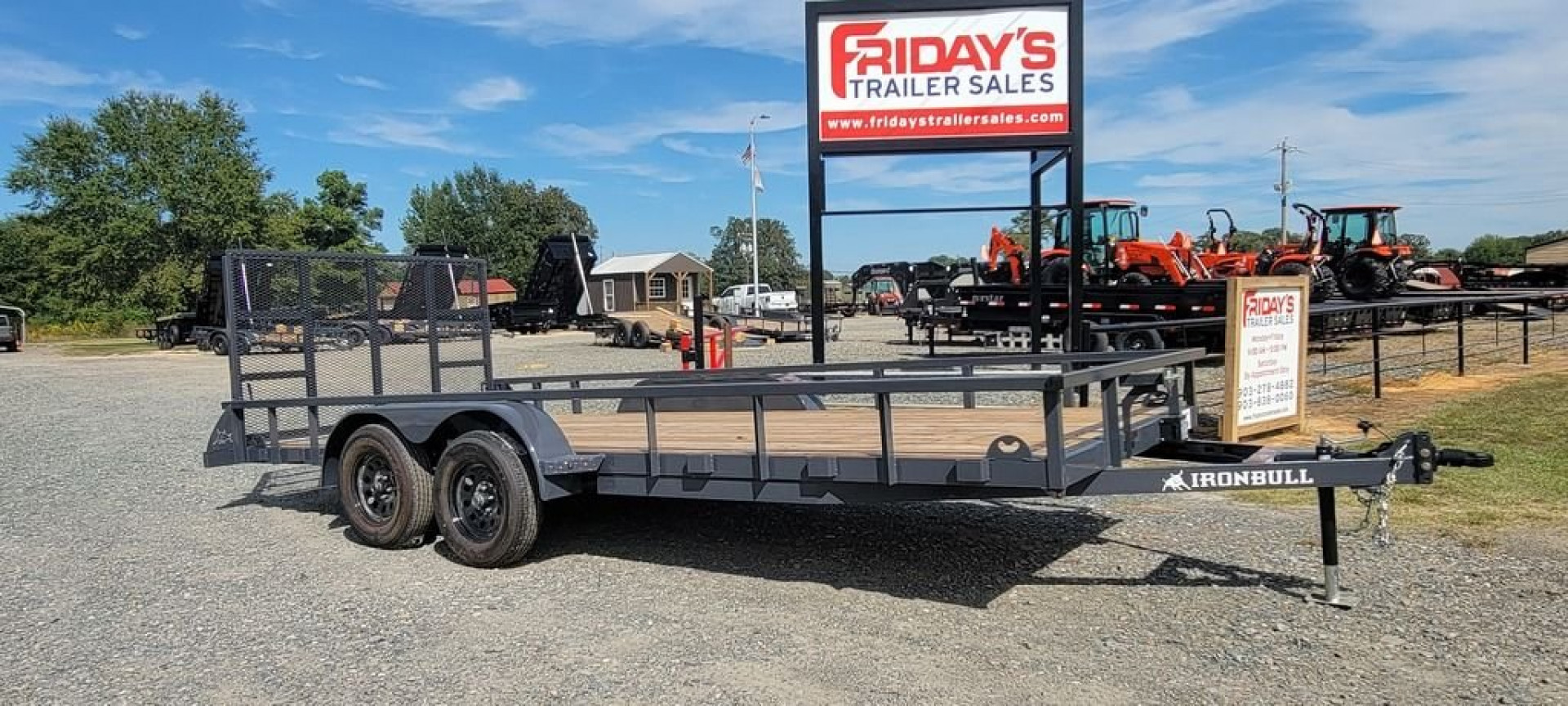 New 2023 Iron Bull Trailers UTB 18'x83" Utility Trailer