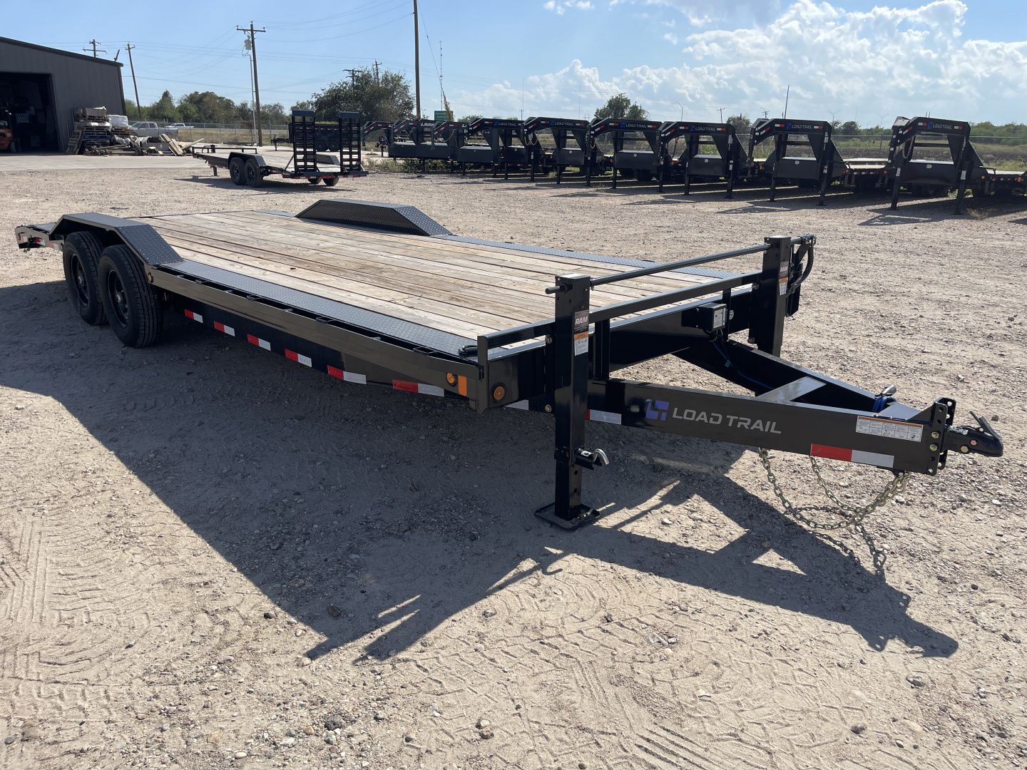 New 2025 Load Trail 102X24 Lowboy Slide In Ramps 14K Car Hauler