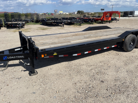 New 2025 Load Trail 102X24 Lowboy Slide In Ramps 14K Car Hauler