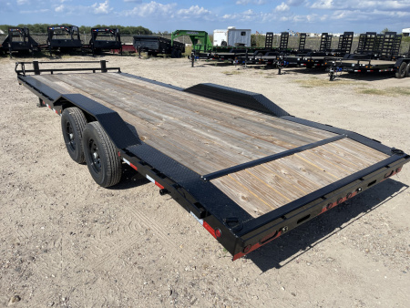New 2025 Load Trail 102X24 Lowboy Slide In Ramps 14K Car Hauler