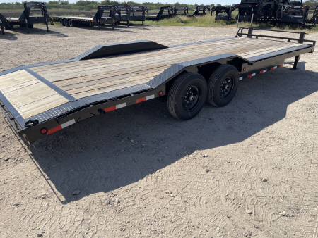 New 2025 Load Trail 102X24 Lowboy Slide In Ramps 14K Car Hauler