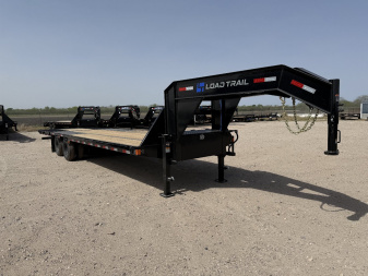 New 2025 Load Trail 32' GOOSENECK HYDRO TAIL 24K Flatbed Trailer