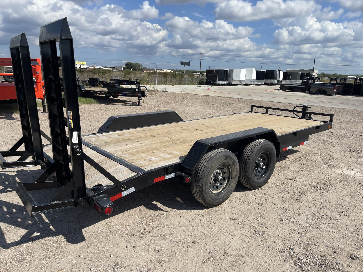 New 2025 Load Trail 83X18 LOWBOY STAND UP RAMPS 14K