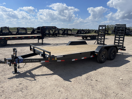 New 2025 Load Trail 83X18 LOWBOY STAND UP RAMPS 14K