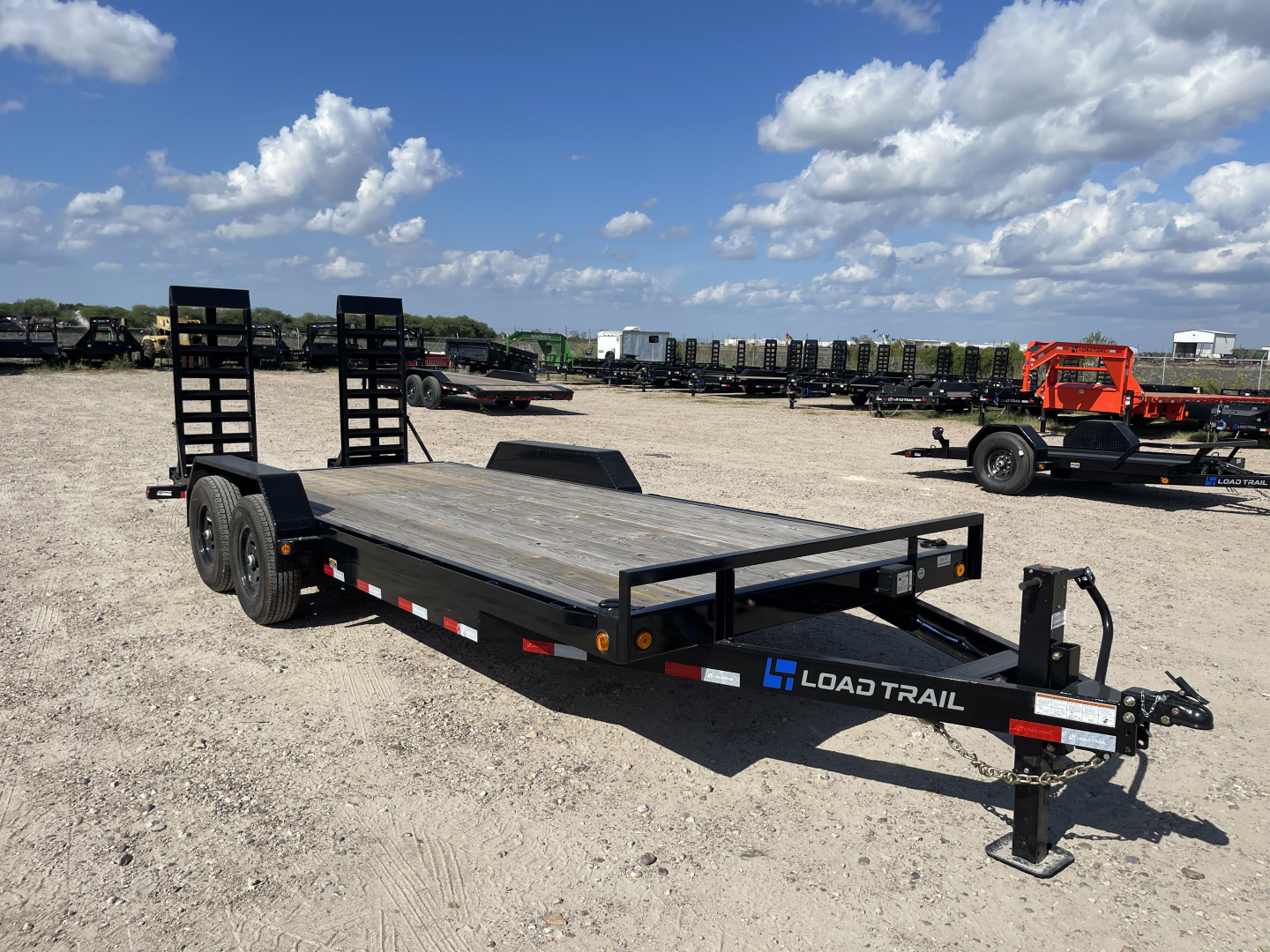 New 2025 Load Trail 83X20 LOWBOY STAND UP RAMPS 14K Car Hauler