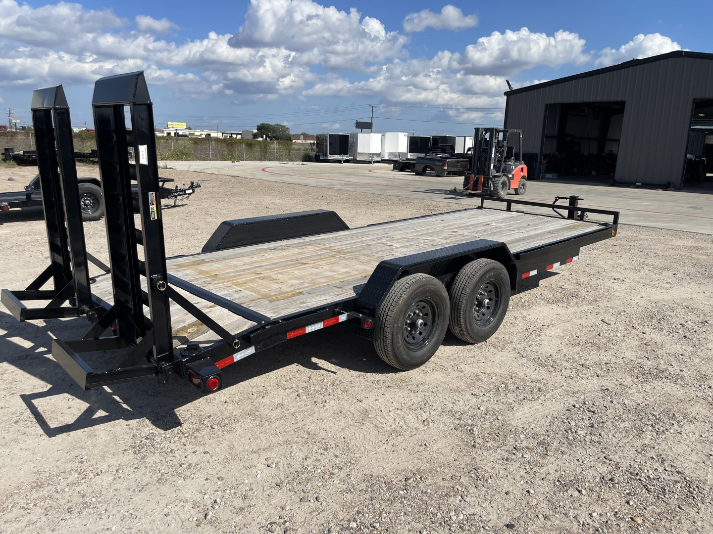 New 2025 Load Trail 83X20 LOWBOY STAND UP RAMPS 14K Car Hauler