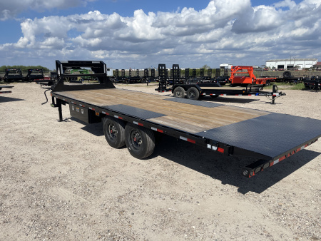 New 2025 Load Trail 24' GOOSENECK DECKOVER TILT 16K Tilt Trailer