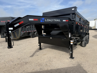 New 2025 Load Trail 83X14 GOOSENECK DUMP 4' SIDES 14K Dump Trailer