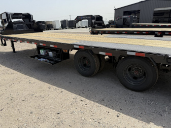 New 2025 Load Trail 32' GOOSENECK HYDRO TAIL 24K Flatbed Trailer