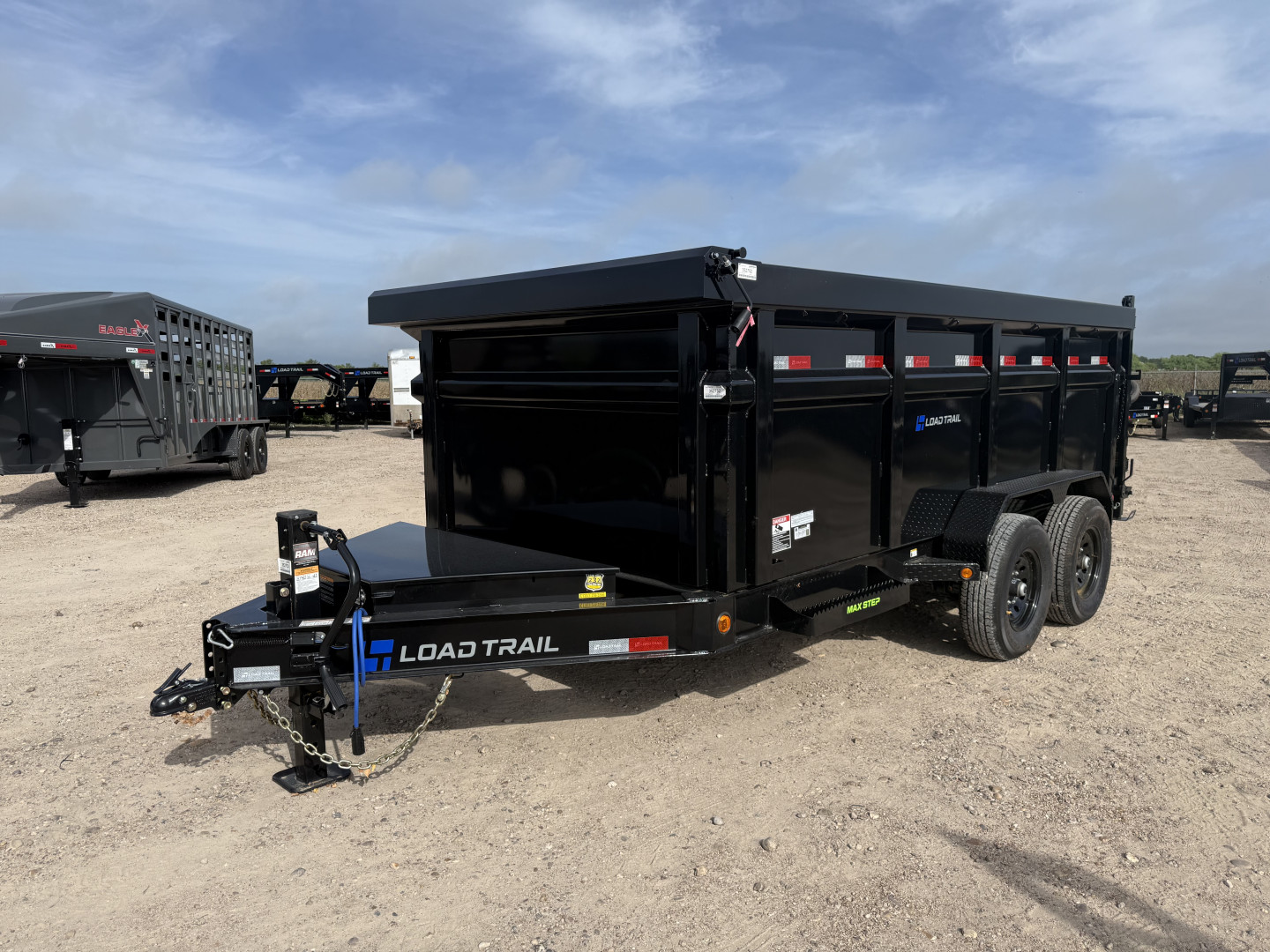 New 2025 Load Trail 83'' X 14' 4' SIDES 14K Dump Trailer