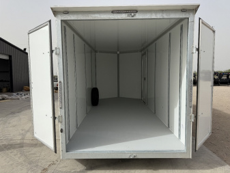 New 2025 Cell-Tech Trailers 7'x16' Cargo Barn Doors 7K Cargo Trailer