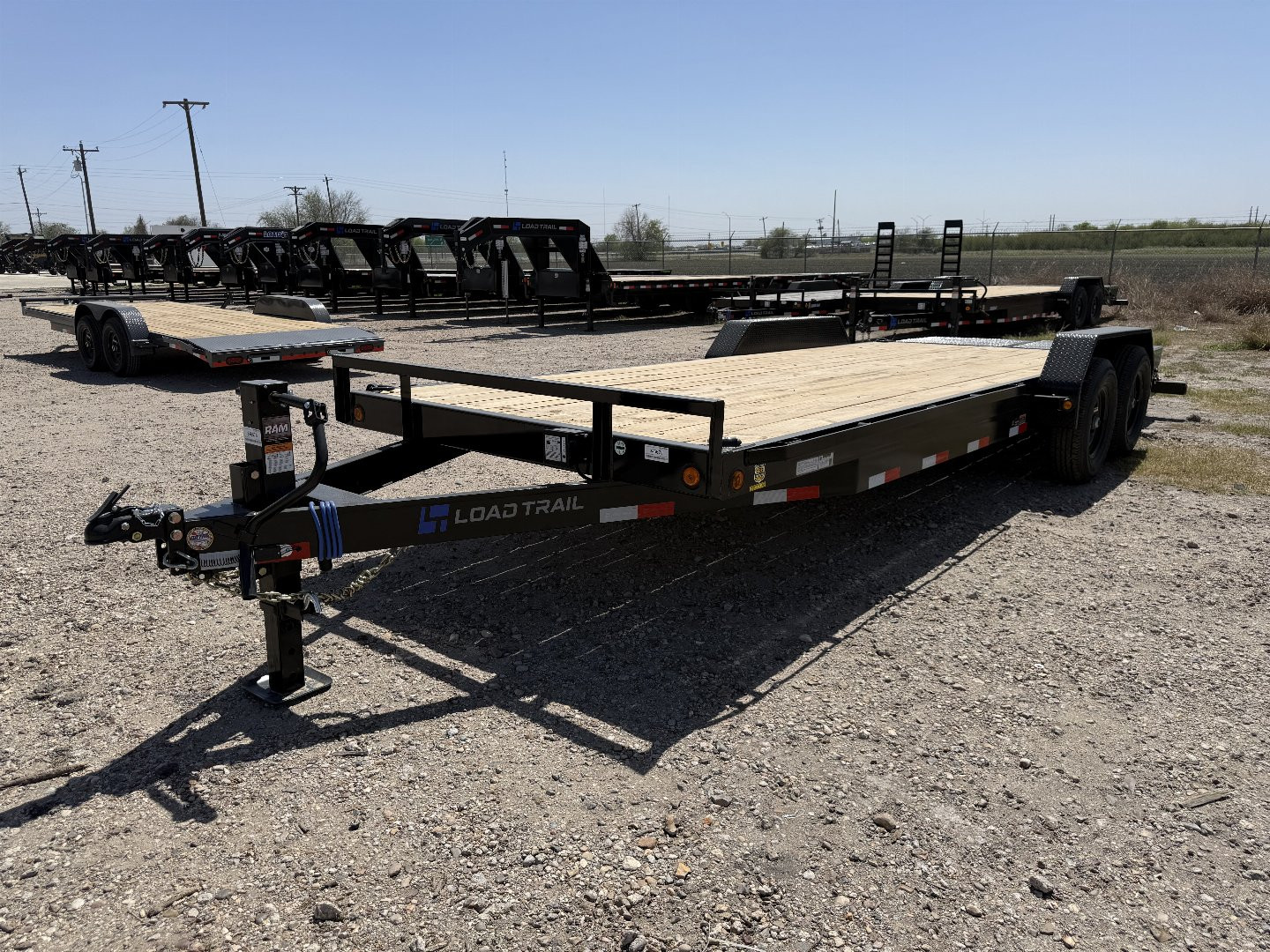 New 2025 Load Trail 83''X22' LOWBOY MAX RAMPS 14K