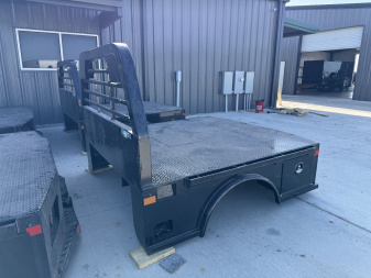 New 2025 Legend X Truck Beds VIKING SKIRTED 84/84/38 SHORT SINGLE WHEEL Flatbed