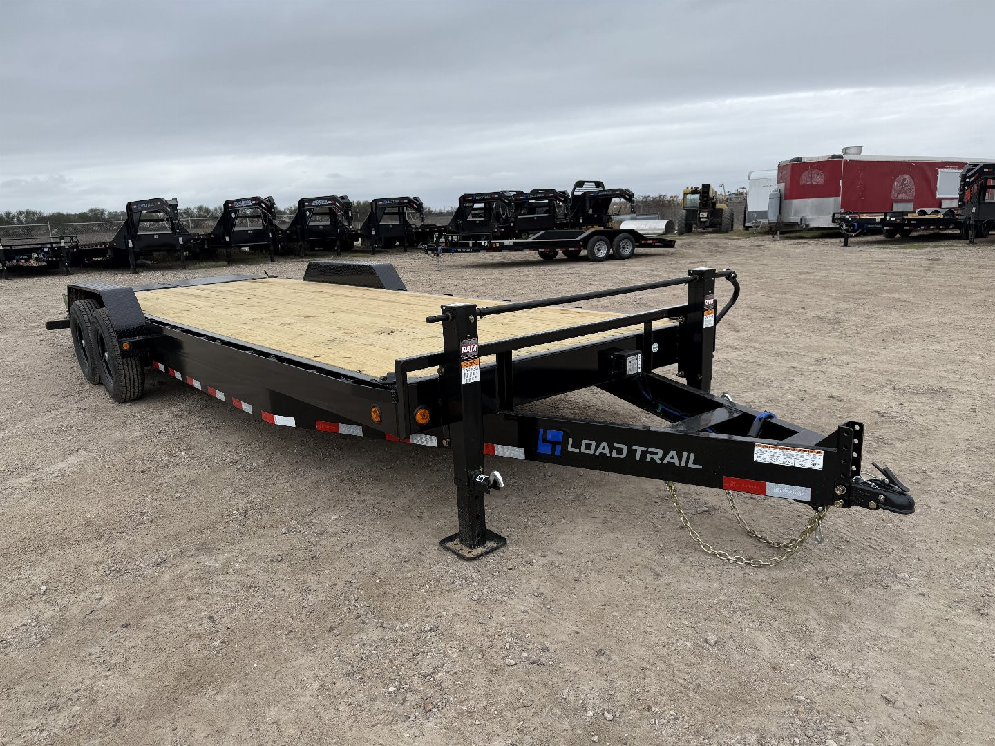 New 2025 Load Trail 83'' X 24' LOWBOY MAX RAMPS 14K Car Hauler