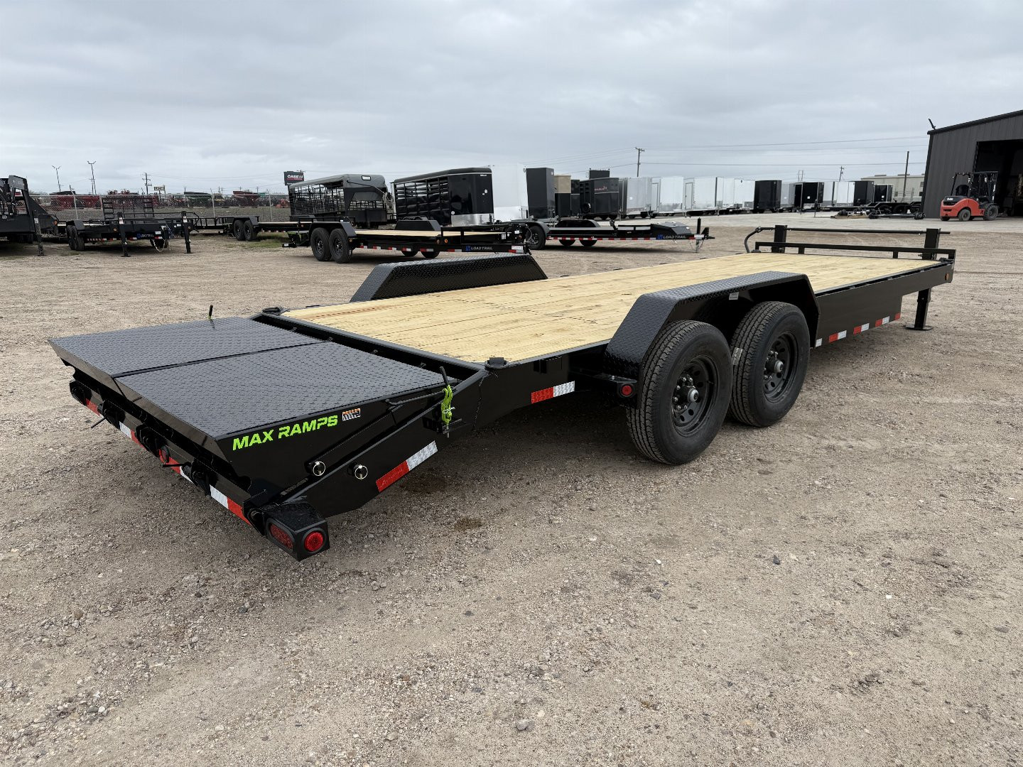 New 2025 Load Trail 83'' X 24' LOWBOY MAX RAMPS 14K Car Hauler