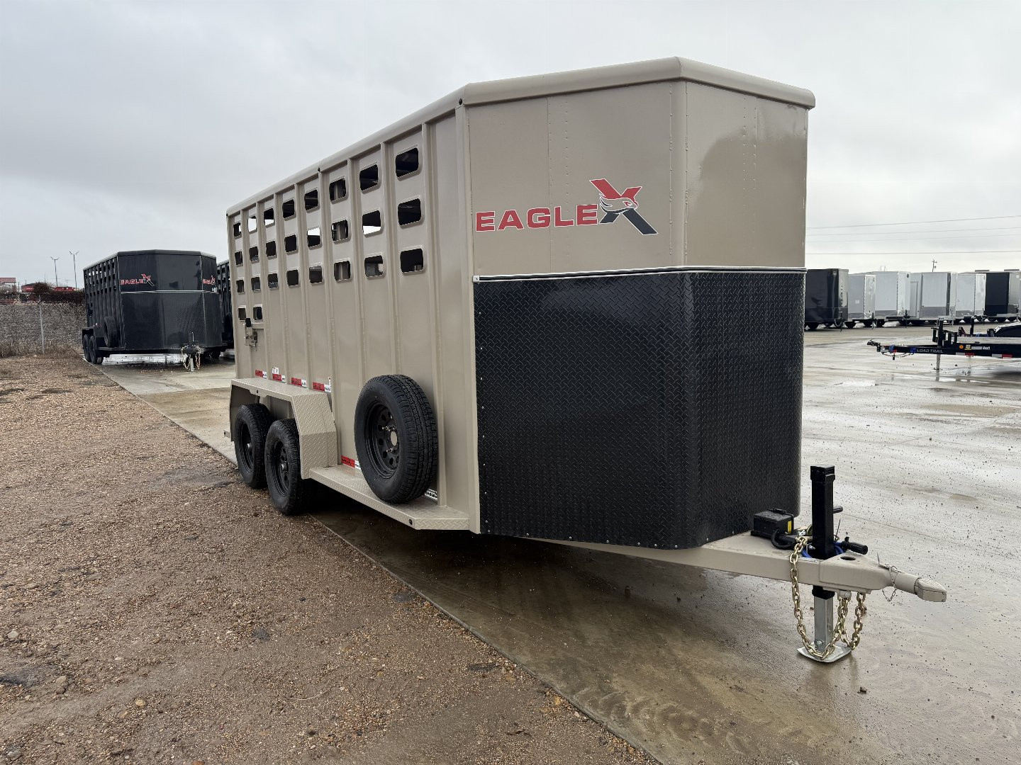 New 2025 Eagle X Trailers 6'8''x16' Live Stock Trailer