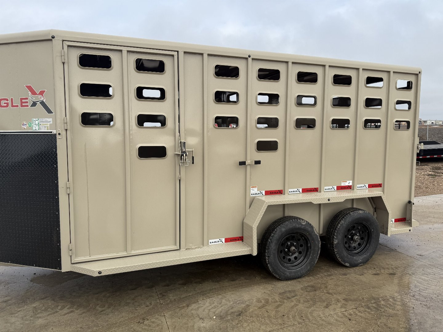 New 2025 Eagle X Trailers 6'8''x16' Live Stock Trailer