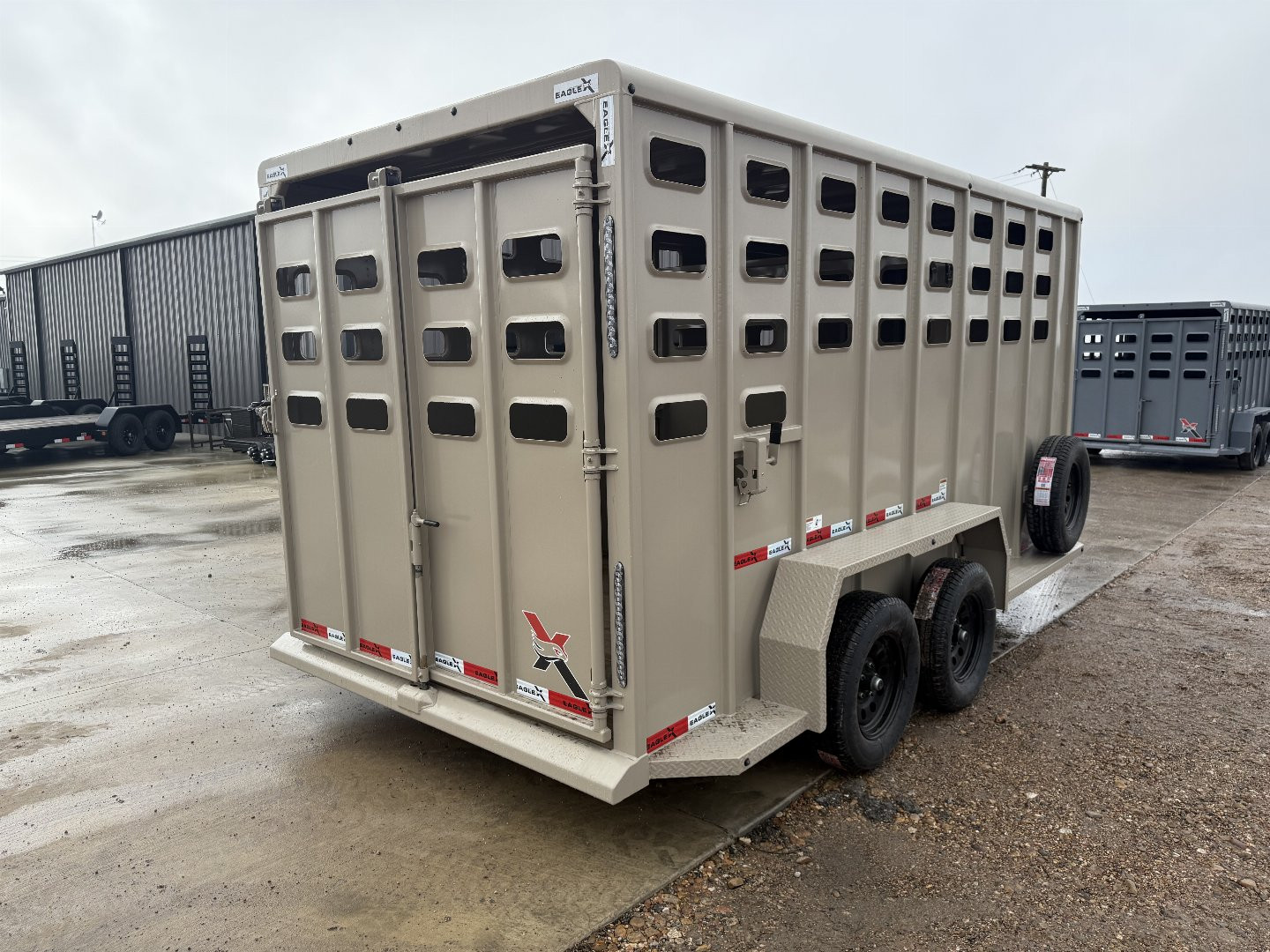 New 2025 Eagle X Trailers 6'8''x16' Live Stock Trailer