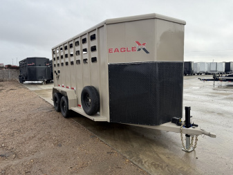 New 2025 Eagle X Trailers 6'8''x16' Live Stock Trailer